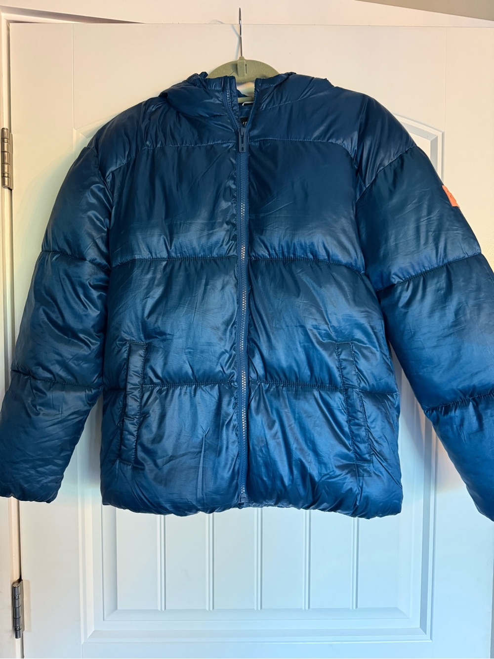 Under Armour Girl’s Dark Blue Hooded Puffer Jacket